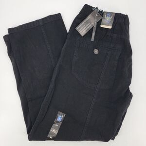 Y2K Baggy Black Jeans Mens Elastic Waist Skater Streetwear NWT W38 L32